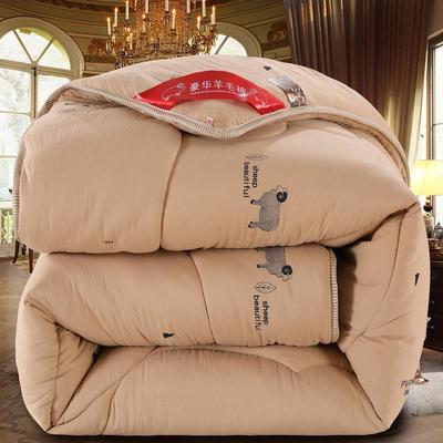 羊冬被毛子秋被冬棉被加FC523225厚保被子暖冬季单人双人羊毛被芯