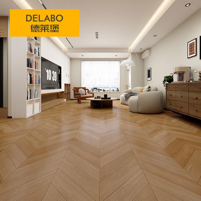 天鹅面绒鱼骨纹具木纹砖7NAE模500x150