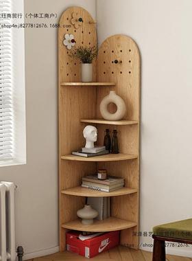 简靠约实pxx62393三角柜客厅墙转角柜墙角柜小户型家用角落柜木转