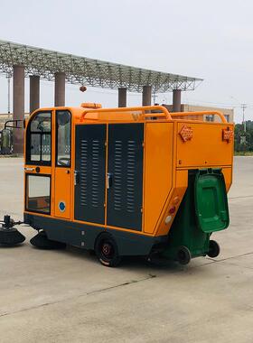 240L分类桶垃圾厂车工间道路车小区电动72081扫地工业清扫车三轮