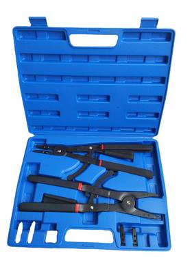 厂源16寸挡圈货钳组套家2件50967套(塑盒款)卡卡环簧钳配替换钳头