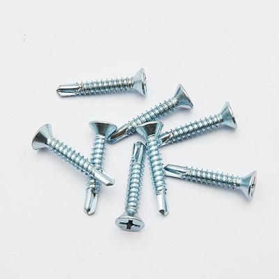 18117宏挺钻尾螺丝镀锌螺盘大扁头沉.头十字自钻头丝燕尾钉钻尾螺
