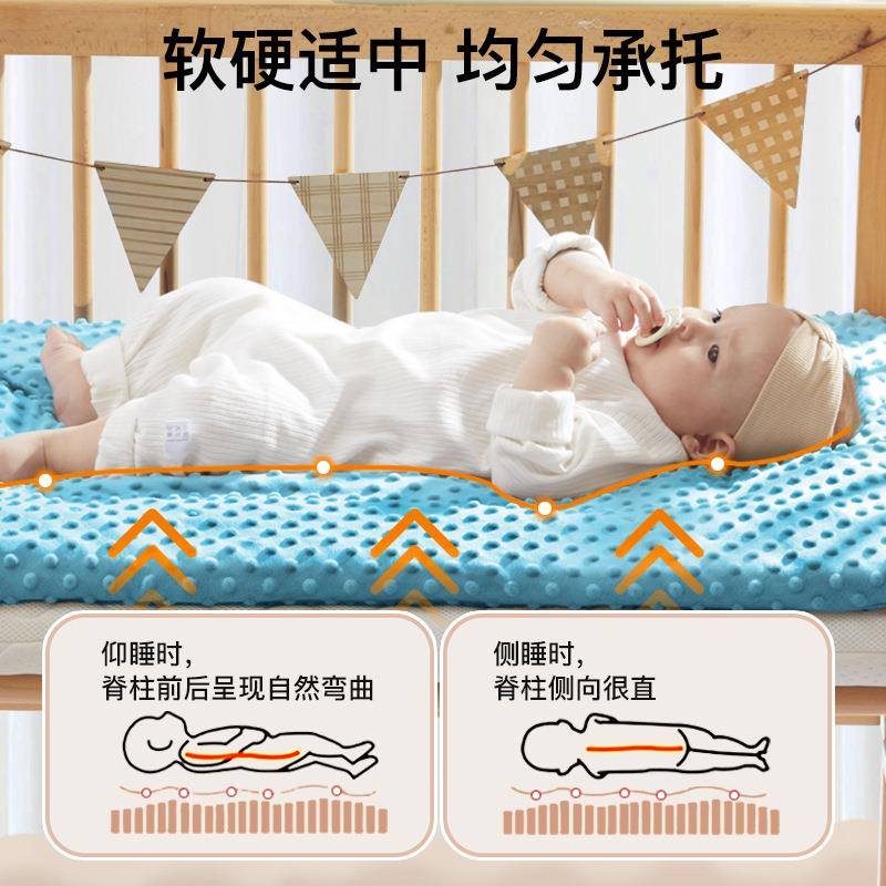 幼儿园床垫子5褥0×103宝宝儿床午童睡纯棉软垫婴儿床褥垫YNR子卡