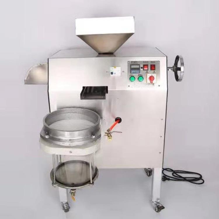 冷榨压热榨用榨油机亚麻籽紫苏籽油机商两用小型榨EJM榨机