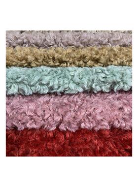 孟买羊毛涤纶绒布仿驼羊绒北美羊绒服装家纺鞋材箱包面料现货