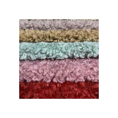 孟买羊毛涤纶绒布仿驼羊绒北美羊绒服装家纺鞋材箱包面料现货