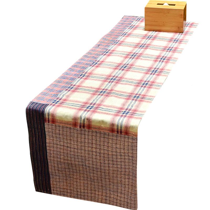 KSG家中式居套布艺手工土布拼布桌旗餐垫茶席禅意布客桌栈杯垫装