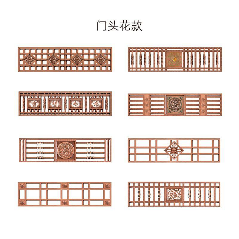 复古罗马柱入户大门304不锈钢仿真铜农村自建房别墅对开防盗大门