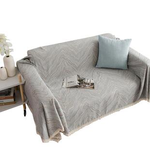 加厚雪尼尔全盖沙发巾树叶防滑弹力多功能四季通用沙发垫沙发盖巾