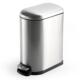 10L不锈钢家用脚踏缓降垃圾桶卧室厨房书房客厅卫生间收纳桶纸篓