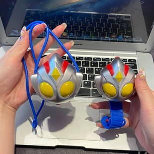 凹凸曼儿童挂脖小风扇手表手持便携式 随身充电迷你学生可爱伴手礼