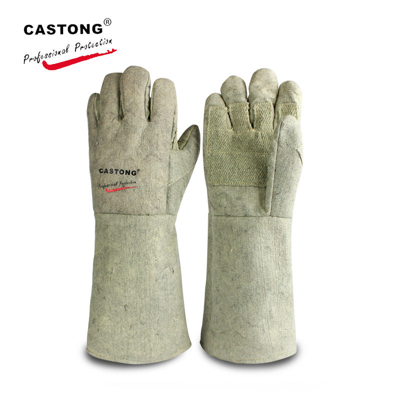 卡司顿/CASTONG ABG-5T-45加长耐高温手套500度加厚隔热手套