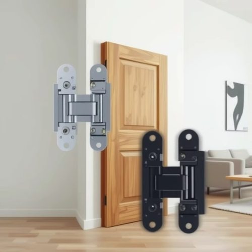 三维可调合页 暗门合页 3D可调折弯铰 房门暗藏铰链 十字铰链