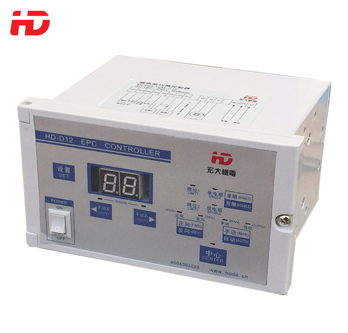 光电纠偏仪控制器宏大机电 HD-D12 HDJ-12A 纠偏控制系统