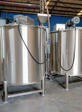 东莞不锈钢液体搅拌罐化工胶水涂料高速分散搅拌机加热反应釜