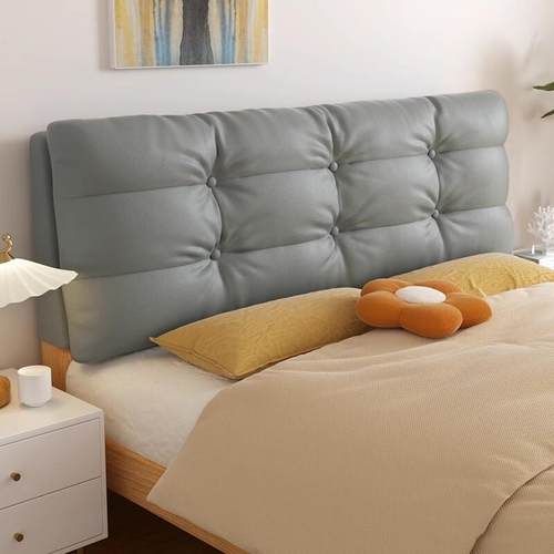 床头靠垫现代简约新款软包靠背猫爪布轻奢北欧靠背板卧室