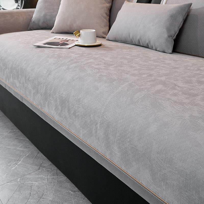 夏季凉感沙发垫轻奢防滑通用坐垫三座一贵妃冰丝套罩高级2025新款