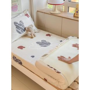 全棉一米二薄床垫子母床专用1米35的床笠1米x2米 135x200 150x200