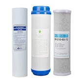 家用净水器通用五级滤芯套装 10寸PP棉反渗透RO膜前置活性炭超滤膜
