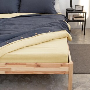 夏季纯色亚麻床笠三件套加高大尺寸双人床床罩单件全包床单可定制