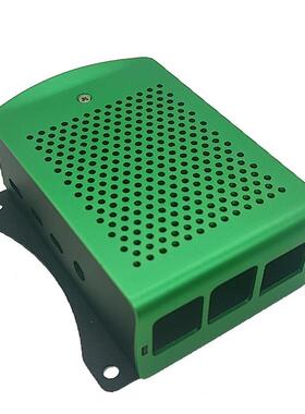 树莓派4代外壳金属铝合金4B风扇散热Raspberry Pi 4主板盒子配件