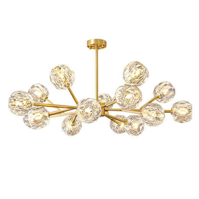 北欧吊灯现代简约水晶吊灯客厅轻奢网红创意魔豆分子灯卧室餐厅灯,家装灯饰光源,智能吊灯,淘宝优惠券,粉丝福利购,淘宝优惠卷