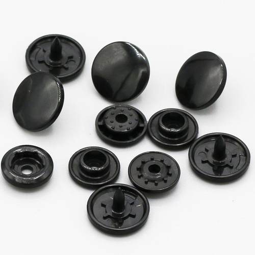 供应环保POM磨砂亚光面亮面T5T8T15塑料四合按扣子母扣工装纽扣