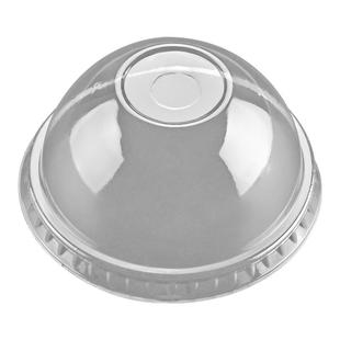 90/92/93/95/98口径一次性半圆盖雪顶奶茶透明塑料杯盖拱盖