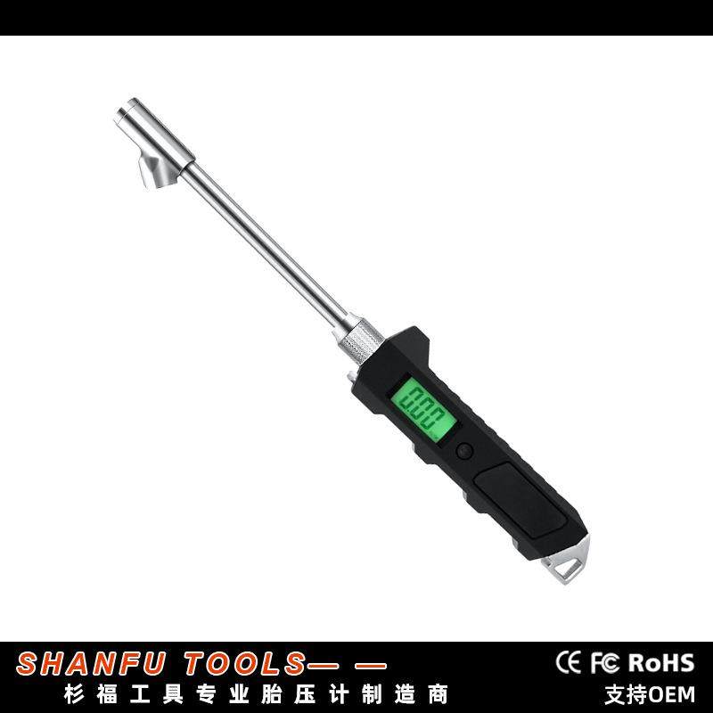 卡车数显胎压表夜光显示双头精密测重型卡车汽车轮胎胎压计l液晶