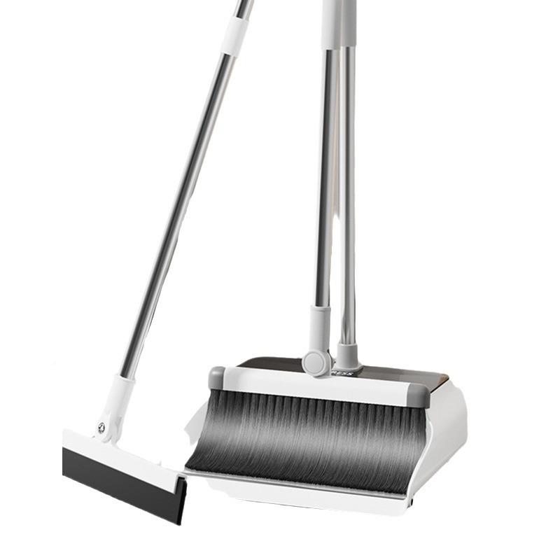 扫把簸箕组家用学生宿舍扫不地清洁伸缩齿沾合头发软扫毛把套装