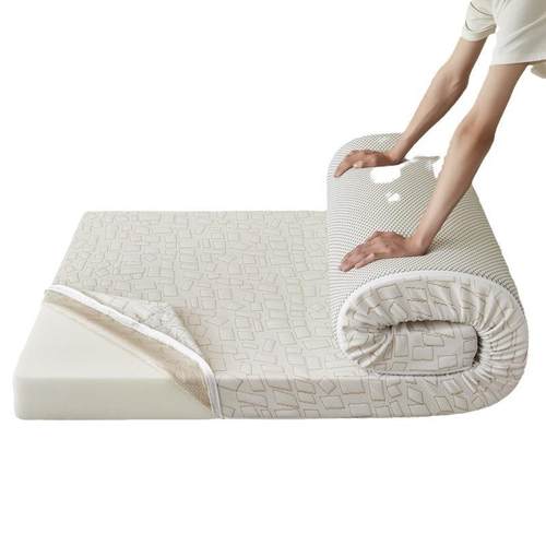 针织海绵床垫加厚软垫子可拆洗家用榻榻米学生宿舍高回弹记忆褥子