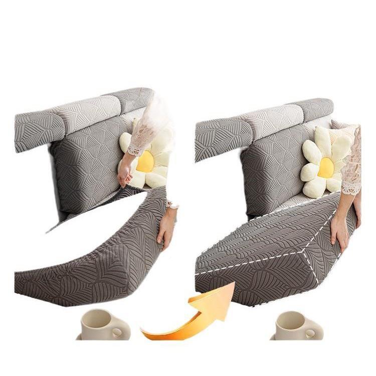 家用提花绒沙发垫沙笠坐87694005弹力防猫抓沙发0套全包发套罩秋