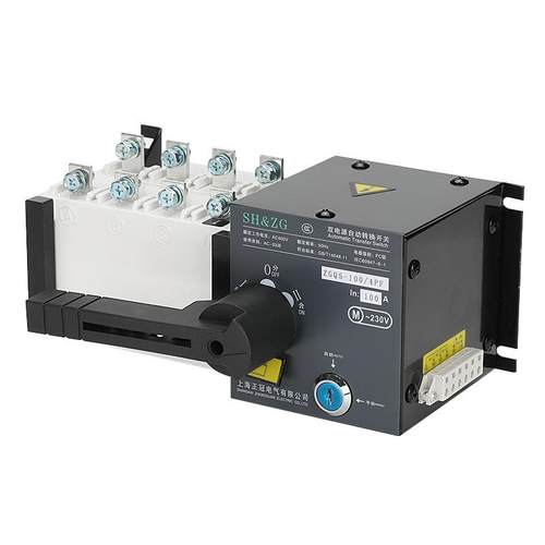 双电源自动转换开关ZGQ5-100/4PF63A160A250APC级双电源出口