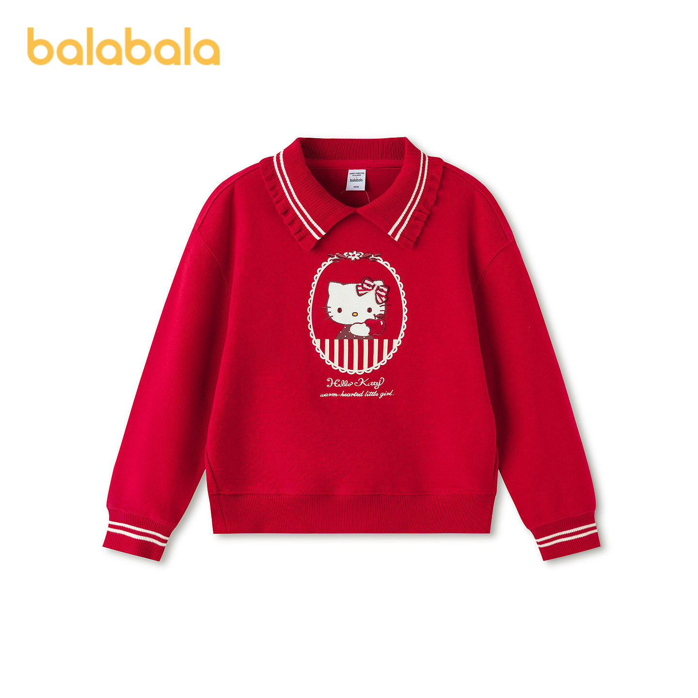 【HelloKittyIP商场同款】巴拉巴拉儿童卫衣新年女童2026新款春装