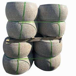 花岗石鼓车止石广场小区阻岩车拦路圆挡车麻鼓芝灰异型雕刻石球