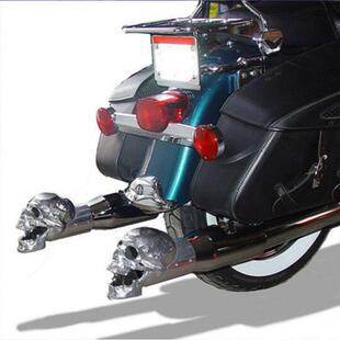 骷意爆款万圣节髅创汽车摩托车排头009气管装饰