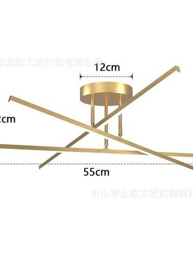 极简意式设吊灯客厅灯灯北欧具现代简约室卧餐厅吊80382灯计感客
