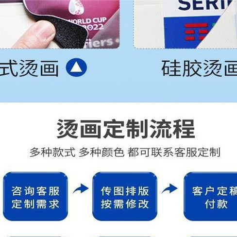 DIY热转印烫画球衣用品俱乐部现货图案热转印烫画球衣(大神）