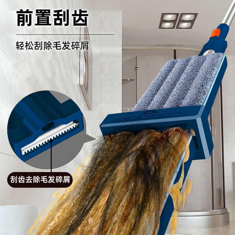 拖把2021新款免手洗平板拖把A家用一拖净干湿两用懒人拖地神器拖