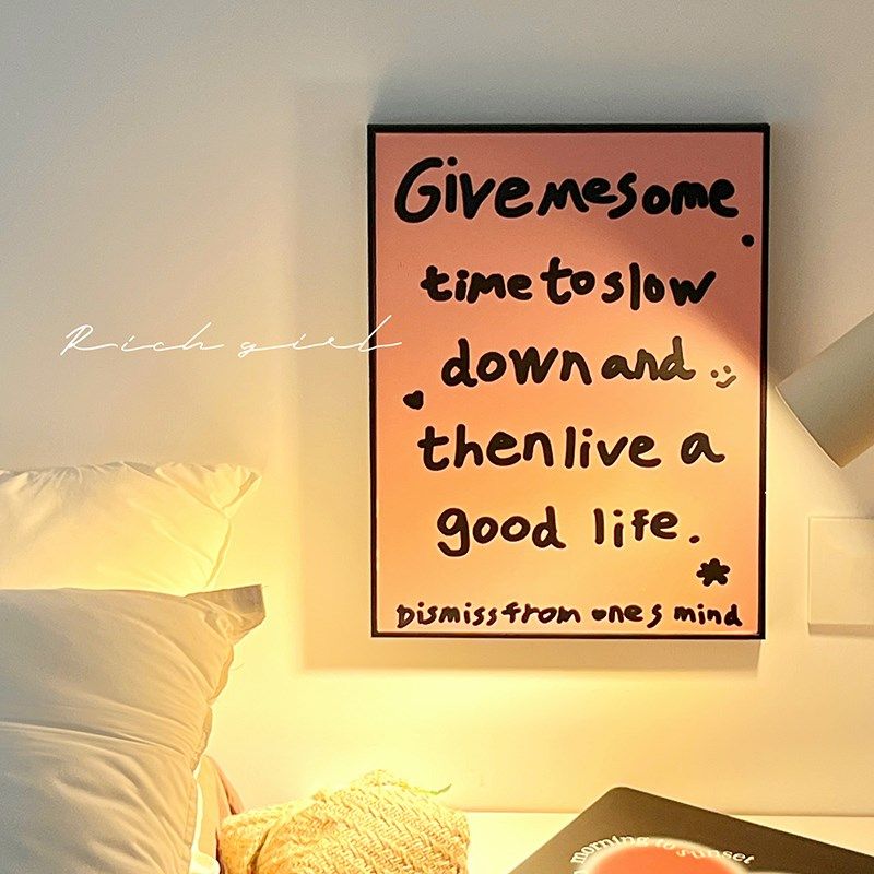 装饰画客厅挂画奶油英文卧u室客厅装饰摆件沙发背景墙壁画桌面摆,家居饰品,现代装饰画,淘宝优惠券,粉丝福利购,淘宝优惠卷