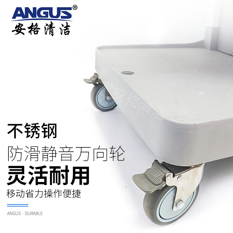 静音轮清洁车加厚工具车多功能手推车G医院酒店客房保洁服务布草