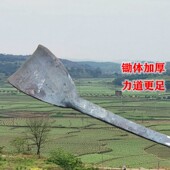 手工锻打锄头g全钢加厚挖土种菜农具挖树根铁凹子木梢轨道钢小嘴