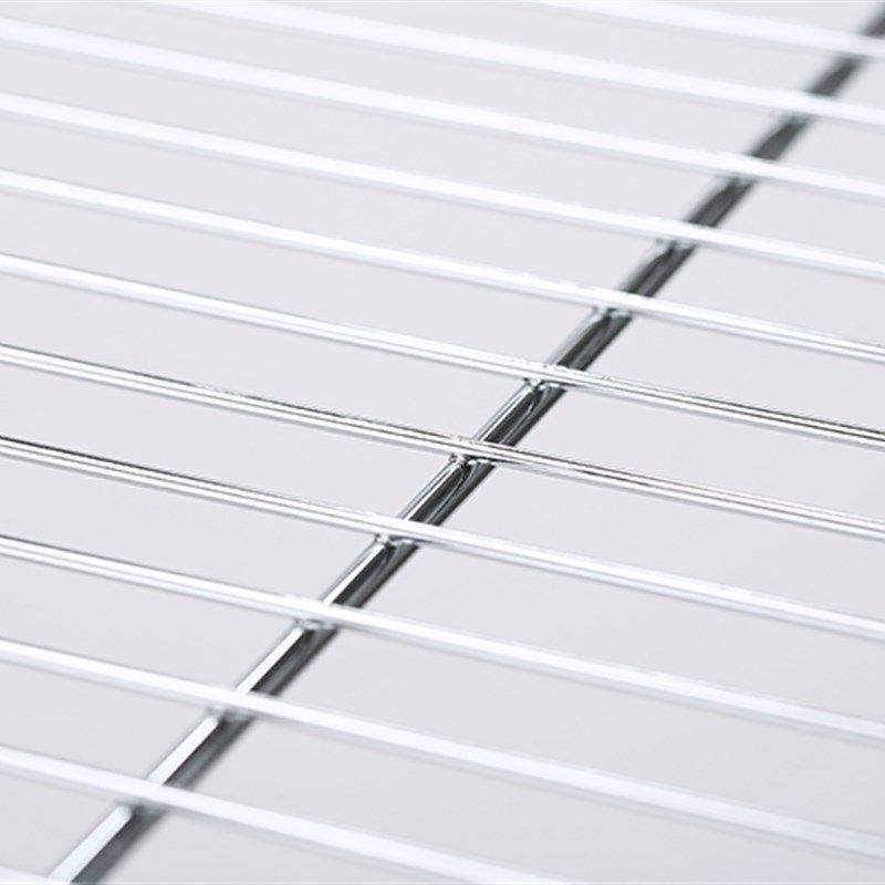 家用两层桌面烤箱架2层不锈钢色厨房调料架子宽20V双层收纳储物架