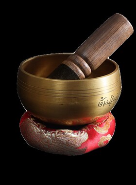 尼泊尔满月颂钵手工梵音钵音波疗愈瑜伽静N心钵盂音波轻疗愈安抚