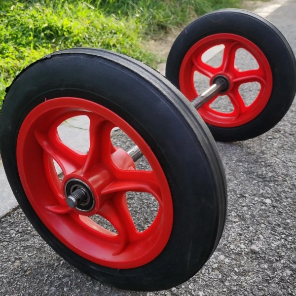 12寸实心轮充气轮300-8实心轮充气轮老虎车轮子手推Y车轮子推车轮