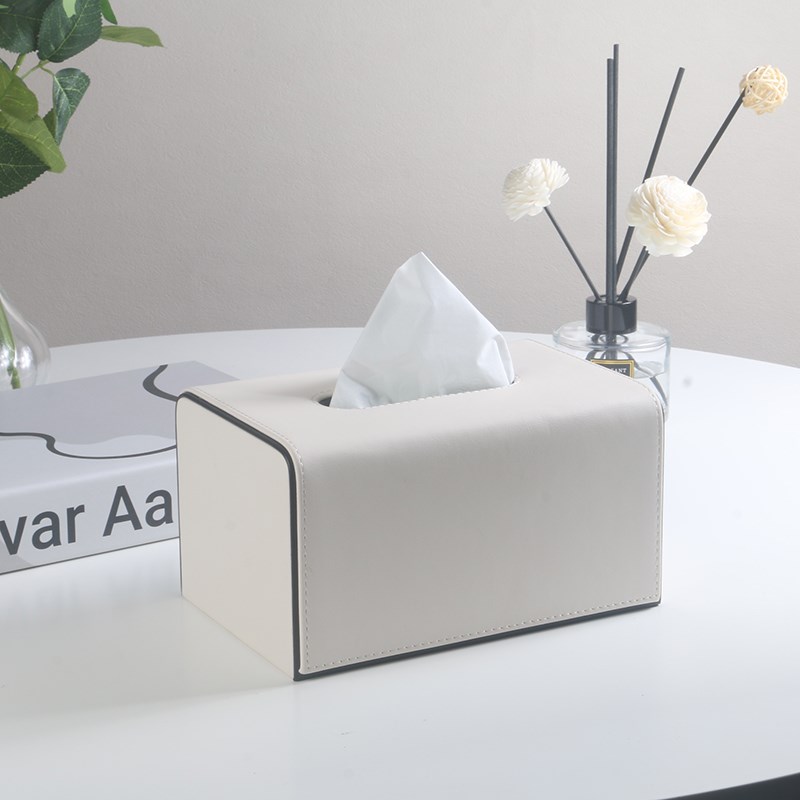 纸巾盒客厅高档轻奢奶油创意2023新款家用桌面insV餐桌餐巾抽纸盒