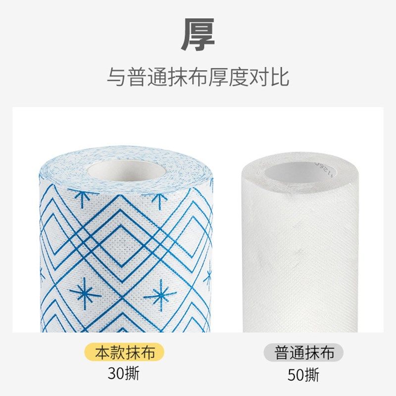 懒人抹布厨房专用纸巾加大加厚一次性洗碗布干湿两用无纺布洗碗巾,家庭/个人清洁工具,一次性抹布,淘宝优惠券,粉丝福利购,淘宝优惠卷