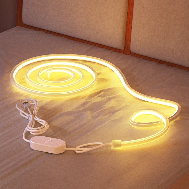 智能语音led灯带低压5v卧室床头氛围灯客厅电视背景墙W自粘usb灯