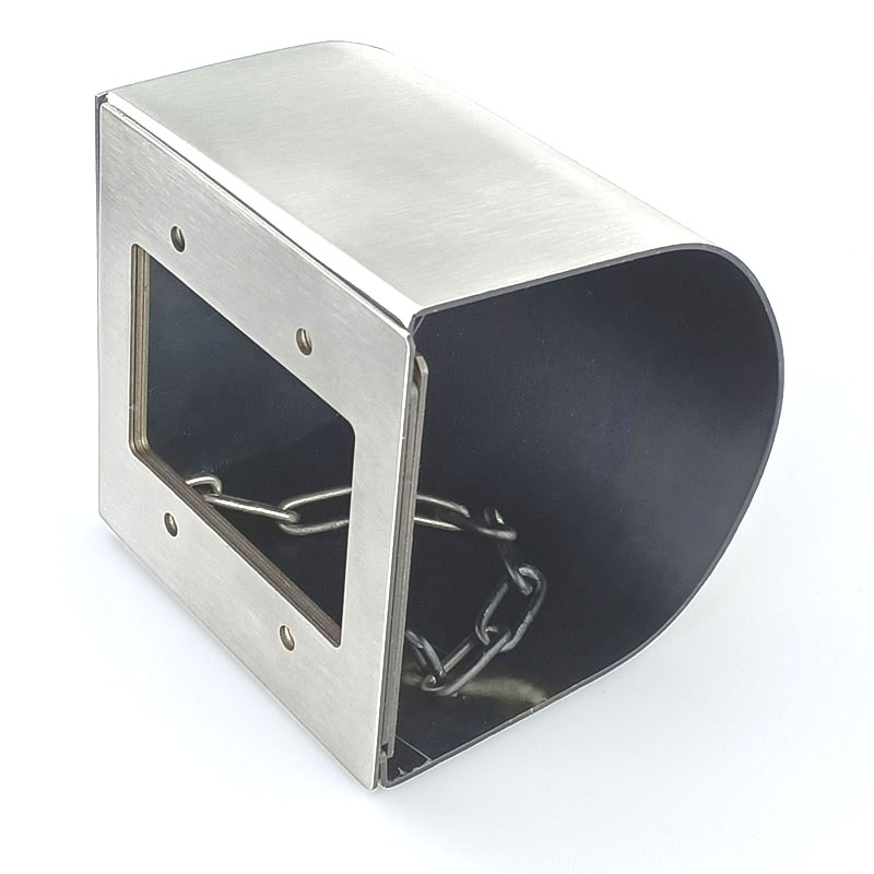 沉降观测点保护盒不锈钢弯勾LA型测钉明装外挂滑轨式马蹄型床包