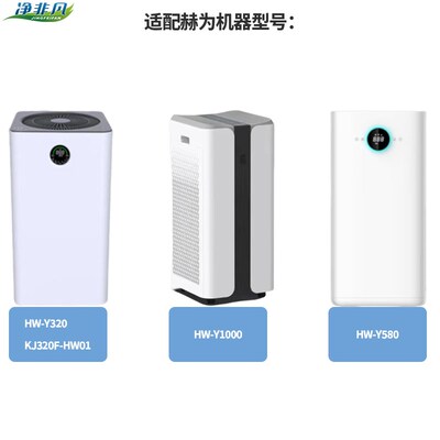 适配HEVE赫为空气净化器滤芯HW-Y580/HW-Y1000/HW-Y320除醛除霾版